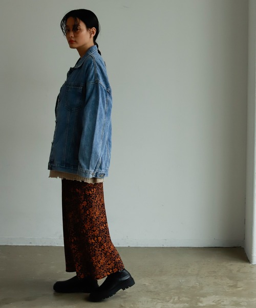 Birthday room（バースデイルーム）の「オーバーサイズデニムジャケット（デニムジャケット・レディース・ブルー・FREE）」の15枚目の写真