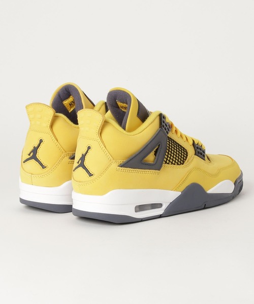 NIKE（ナイキ）の「NIKE AIR JORDAN 4 RETRO（スニーカー・メンズ・イエロー系その他・26.5cm/27.5cm/26.0cm/27.0cm/28.0cm）」の3枚目の写真
