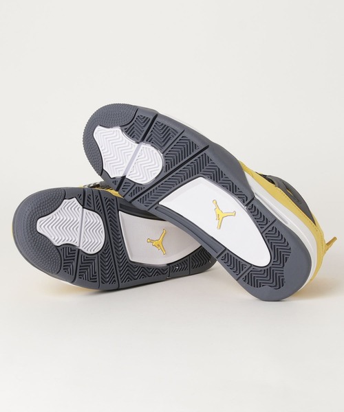 NIKE（ナイキ）の「NIKE AIR JORDAN 4 RETRO（スニーカー・メンズ・イエロー系その他・26.5cm/27.5cm/26.0cm/27.0cm/28.0cm）」の4枚目の写真