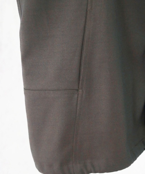 INTERPLAY(インタープレイ)の「【INTERPLAY】 パネルデザインコーチジャケット(ブルゾン・メンズ・ダークグレー/ブラウン/ライトグリーン・FREE)」の17枚目の写真