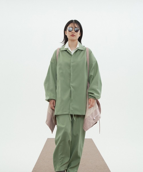 INTERPLAY(インタープレイ)の「【INTERPLAY】 パネルデザインコーチジャケット(ブルゾン・メンズ・ダークグレー/ブラウン/ライトグリーン・FREE)」の20枚目の写真