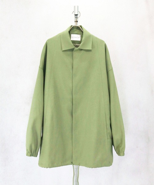 INTERPLAY(インタープレイ)の「【INTERPLAY】 パネルデザインコーチジャケット(ブルゾン・メンズ・ダークグレー/ブラウン/ライトグリーン・FREE)」の14枚目の写真