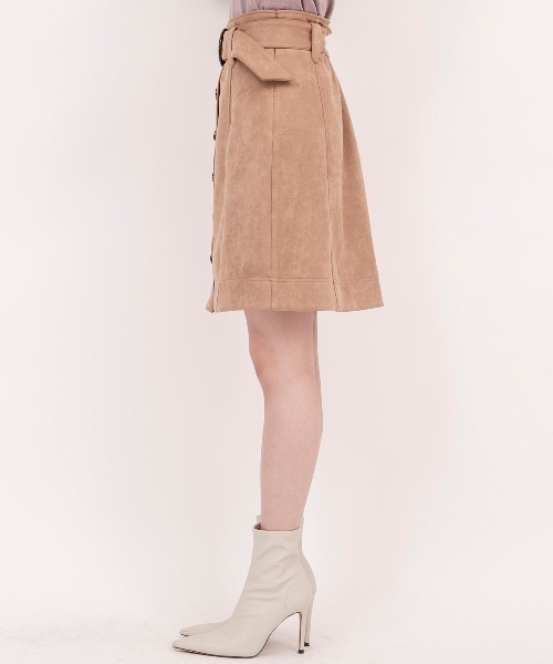 WILLSELECTION(ウィルセレクション)の「スエードステッチミニスカート(スカート・レディース・ベージュ/ピンク・SMALL/MEDIUM)」の11枚目の写真