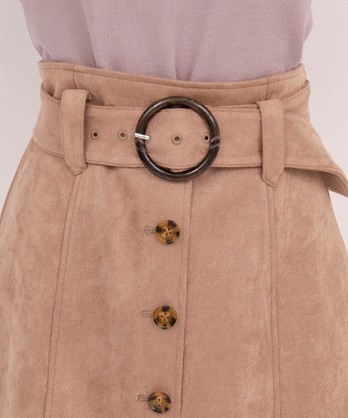 WILLSELECTION(ウィルセレクション)の「スエードステッチミニスカート(スカート・レディース・ベージュ/ピンク・SMALL/MEDIUM)」の6枚目の写真