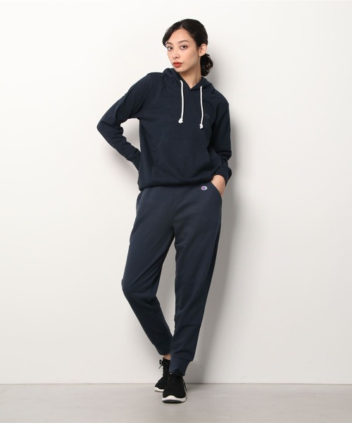 Champion（チャンピオン）の「【ZOZOタウン限定アイテム】CHAMPION/チャンピオン  ルーズシルエットパーカー＆スウェットパンツ　セットアップ/ワンマイルウェア   CW-UW01（パーカー・レディース・ネイビー/グレー/ブラック・XL/L）」の19枚目の写真