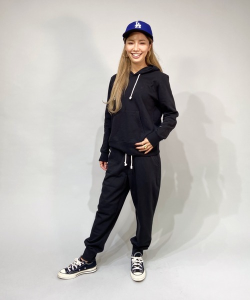 Champion（チャンピオン）の「【ZOZOタウン限定アイテム】CHAMPION/チャンピオン  ルーズシルエットパーカー＆スウェットパンツ　セットアップ/ワンマイルウェア   CW-UW01（パーカー・レディース・ネイビー/グレー/ブラック・XL/L）」の22枚目の写真