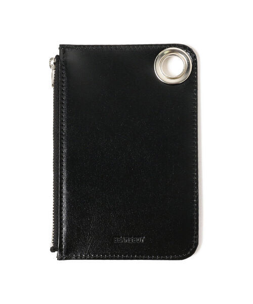 BEAMS BOY(ビームスボーイ)の「BEAMS BOY / ビッグ ハトメ フラグメント ケース(財布・レディース・ブラック/レッド・ONE SIZE)」の3枚目の写真