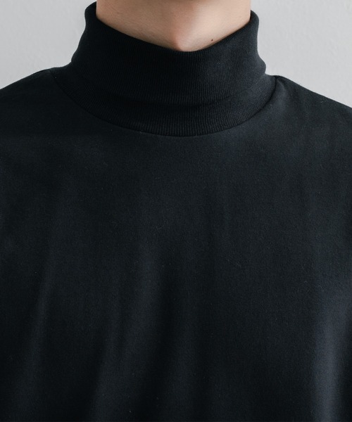 epnok（エプノック）の「タートルスリットインナー（Tシャツ/カットソー・メンズ・ブラック/マスタード/ボルドー/オフホワイト・LARGE/SMALL/MEDIUM）」の20枚目の写真