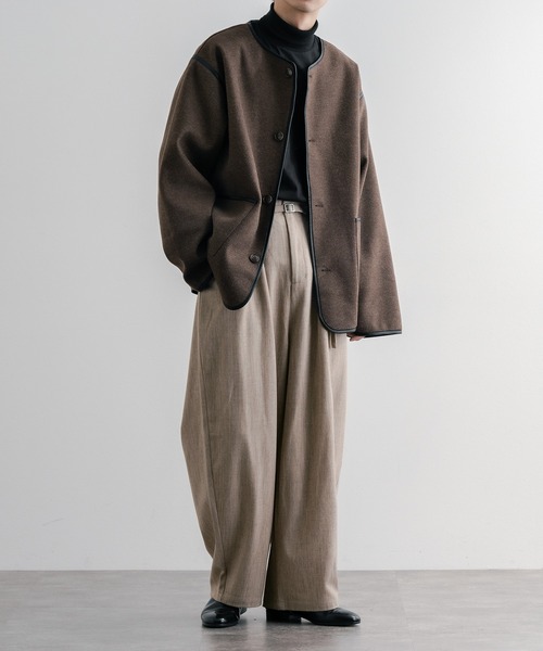 epnok（エプノック）の「タートルスリットインナー（Tシャツ/カットソー・メンズ・ブラック/マスタード/ボルドー/オフホワイト・LARGE/SMALL/MEDIUM）」の19枚目の写真