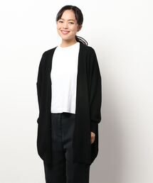 Samansa Mos2 blue | 2WAYトッパーカーディガン(カーディガン/ボレロ)