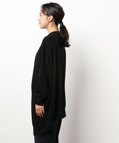 Samansa Mos2 blue（サマンサモスモスブルー）の「2WAYトッパーカーディガン（カーディガン/ボレロ・レディース・ブラウン/ブラック/ベージュ・ﾌﾘ-）」の4枚目の写真