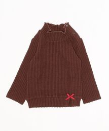 Will Mery（ウイルメリィ）の「ケーブルニットタートルネックＴシャツ（Tシャツ/カットソー・キッズ）」