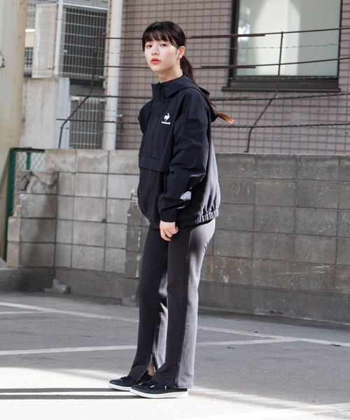 le coq sportif(ルコックスポルティフ)の「スポーツ レディース リラックスロングパンツ ロングパンツ ボトムス トレーニング トレーニングウェア スポーツウェア(その他パンツ・レディース・杢グレー/ネイビー/ブラック・S/M/L/XL)」の7枚目の写真