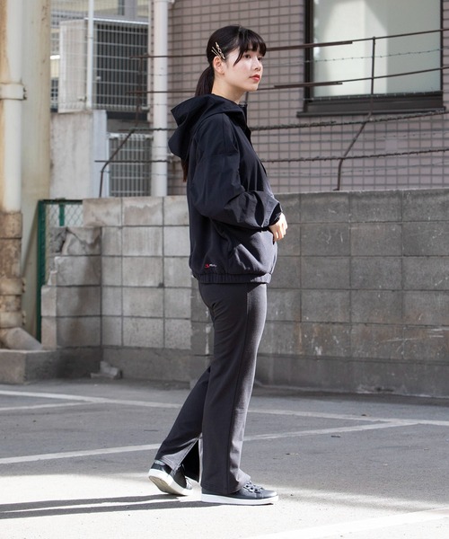 le coq sportif(ルコックスポルティフ)の「スポーツ レディース リラックスロングパンツ ロングパンツ ボトムス トレーニング トレーニングウェア スポーツウェア(その他パンツ・レディース・杢グレー/ネイビー/ブラック・S/M/L/XL)」の8枚目の写真