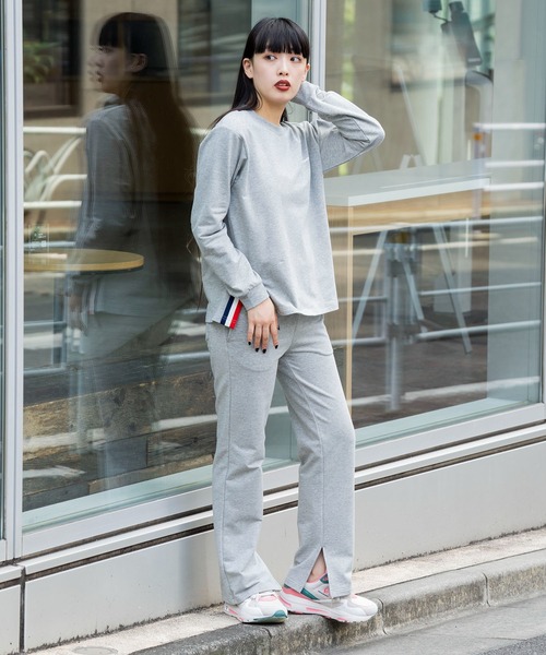le coq sportif(ルコックスポルティフ)の「スポーツ レディース リラックスロングパンツ ロングパンツ ボトムス トレーニング トレーニングウェア スポーツウェア(その他パンツ・レディース・杢グレー/ネイビー/ブラック・S/M/L/XL)」の14枚目の写真