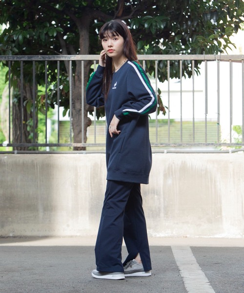 le coq sportif(ルコックスポルティフ)の「スポーツ レディース リラックスロングパンツ ロングパンツ ボトムス トレーニング トレーニングウェア スポーツウェア(その他パンツ・レディース・杢グレー/ネイビー/ブラック・S/M/L/XL)」の19枚目の写真