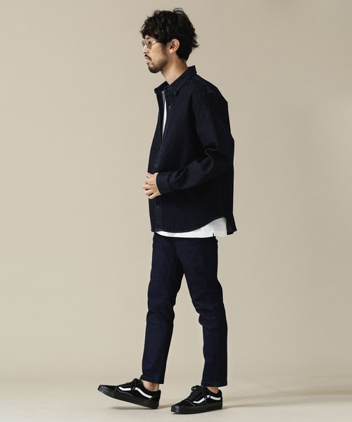 NANO universe（ナノユニバース）の「ハイストレッチスキニーデニムパンツ（デニムパンツ・メンズ・ブルー/ネイビー・XL/L/S/M）」の14枚目の写真