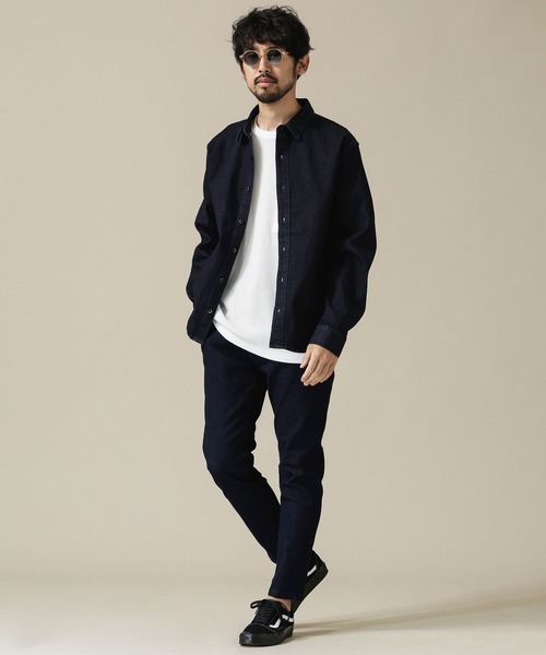 NANO universe（ナノユニバース）の「ハイストレッチスキニーデニムパンツ（デニムパンツ・メンズ・ブルー/ネイビー・XL/L/S/M）」の15枚目の写真