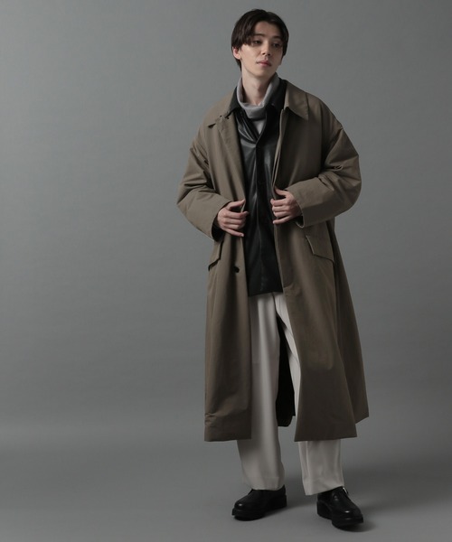 HARE（ハレ）の「ヌバックオフタートルプルオーバー(HARE)（スウェット・メンズ・ブラック/グレー/ライトグレー/ブラック系その他/グレー系その他・SMALL/MEDIUM）」の12枚目の写真