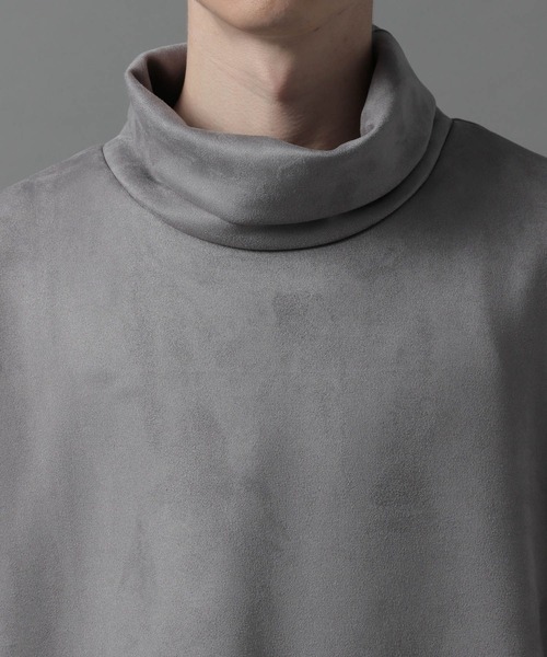 HARE（ハレ）の「ヌバックオフタートルプルオーバー(HARE)（スウェット・メンズ・ブラック/グレー/ライトグレー/ブラック系その他/グレー系その他・SMALL/MEDIUM）」の21枚目の写真