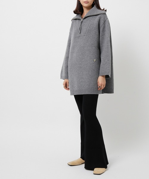 venit（ヴェニット）の「【VENIT】LAMBS WOOL KNIT（ニット/セーター・レディース・グレー・38）」の13枚目の写真