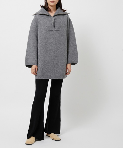 venit（ヴェニット）の「【VENIT】LAMBS WOOL KNIT（ニット/セーター・レディース・グレー・38）」の15枚目の写真