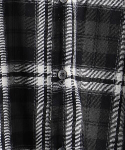 AiE（エーアイイー）の「＜AiE＞ PAINTER SHT PLAID/シャツ □□（シャツ/ブラウス・メンズ・ブラック・M/S）」の6枚目の写真