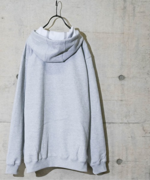 Carhartt（カーハート）の「【22】Carhartt/カーハート　ミッドウェイトプルオーバーパーカー（パーカー・メンズ・ネイビー/ブラック/ヘザーグレー・X-LARGE/LARGE/MEDIUM）」の14枚目の写真