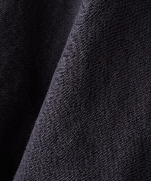 BEARDSLEY(ビアズリー)の「《FRIPIER・ユニセックス》ヴィンテージリネンZIPハオリ(ブルゾン・レディース・ブロンズ/ブラック系・FREE)」の11枚目の写真