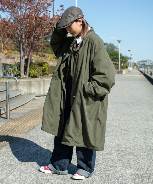 kutir（クティール）の「裏ボアミリタリーコート（モッズコート・レディース・ブラック/カーキ/アイボリー・FREE）」の14枚目の写真