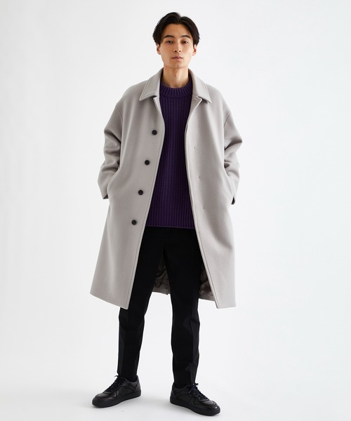 city(シティ)の「リブオーバープルオーバーニット/RIB OVER KNIT PO(ニット/セーター・メンズ・ブラック/パープル・1/2)」の20枚目の写真
