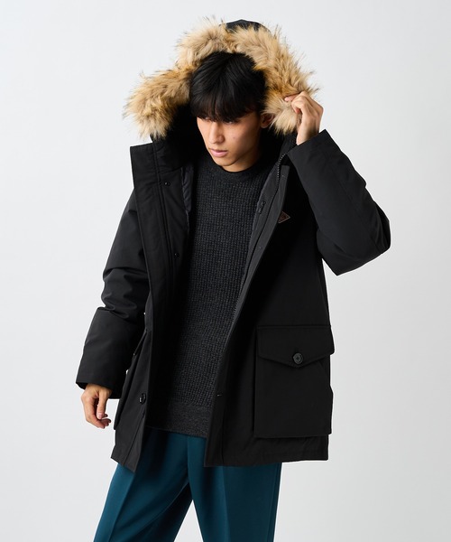 DANTON(ダントン)の「【DANTON/ダントン】LAS FAKE FAR HOODED DOWN JACKET(ダウンジャケット/コート・メンズ・パープル/ブラック/グレー・LARGE/MEDIUM)」の10枚目の写真