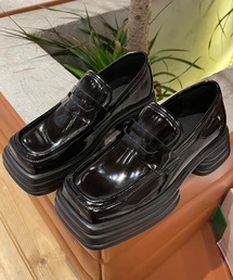 Dita | 変形厚底スクエアトゥローファー(ローファー)