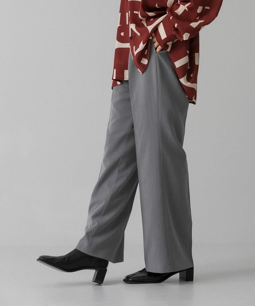 KBF(ケイビーエフ)の「ワイドソフトフレアパンツ(その他パンツ・レディース・ベージュ/パープル/グレー・ONE)」の16枚目の写真