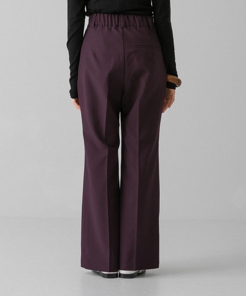 KBF(ケイビーエフ)の「ワイドソフトフレアパンツ(その他パンツ・レディース・ベージュ/パープル/グレー・ONE)」の18枚目の写真