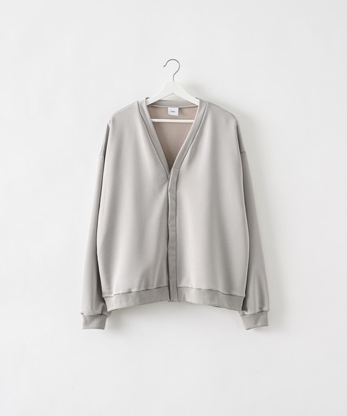 neez.（ニーズ）の「ドレープスウェットカーディガン（カーディガン/ボレロ・メンズ・チャコールグレー/ライトグレー/サックスブルー・SMALL/MEDIUM/LARGE）」の8枚目の写真