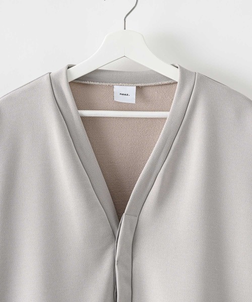 neez.（ニーズ）の「ドレープスウェットカーディガン（カーディガン/ボレロ・メンズ・チャコールグレー/ライトグレー/サックスブルー・SMALL/MEDIUM/LARGE）」の10枚目の写真