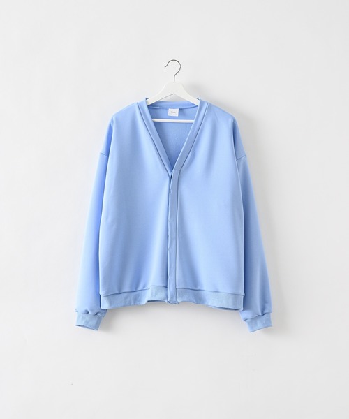 neez.（ニーズ）の「ドレープスウェットカーディガン（カーディガン/ボレロ・メンズ・チャコールグレー/ライトグレー/サックスブルー・SMALL/MEDIUM/LARGE）」の19枚目の写真