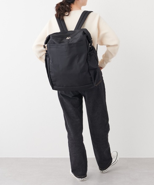 Daily russet(デイリー ラシット)の「Daily MOM / ベーシック BACKPACK(バックパック/リュック・レディース・ブラック/グレイッシュベージュ・FREE)」の22枚目の写真
