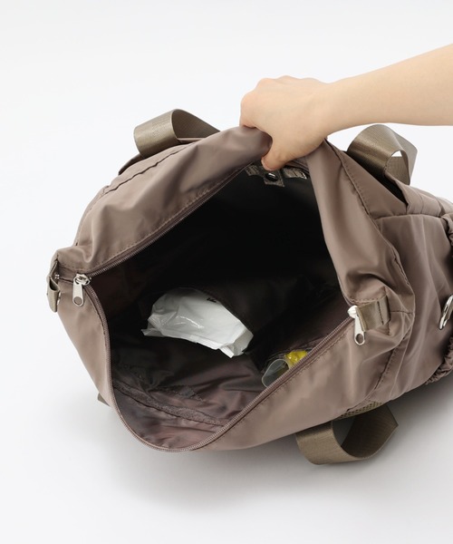 Daily russet(デイリー ラシット)の「Daily MOM / ベーシック BACKPACK(バックパック/リュック・レディース・ブラック/グレイッシュベージュ・FREE)」の10枚目の写真