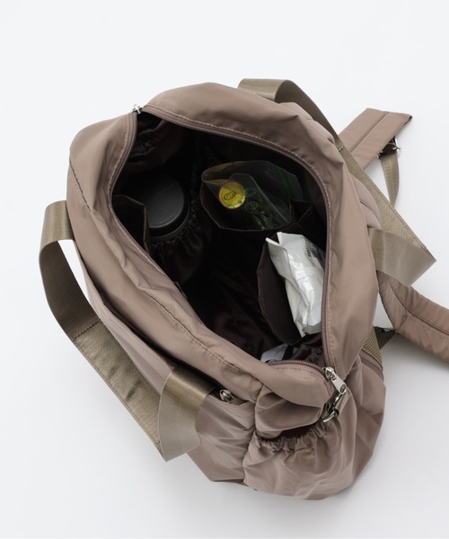 Daily russet(デイリー ラシット)の「Daily MOM / ベーシック BACKPACK(バックパック/リュック・レディース・ブラック/グレイッシュベージュ・FREE)」の12枚目の写真