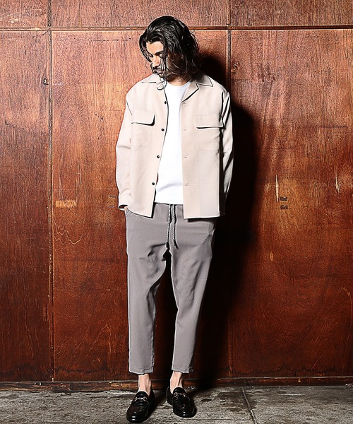 RATTLE TRAP(ラトルトラップ)の「カチオン染オープンカラーシャツ(シャツ/ブラウス・メンズ・ベージュ/ライトブルー/ブラック・S/M/L)」の17枚目の写真