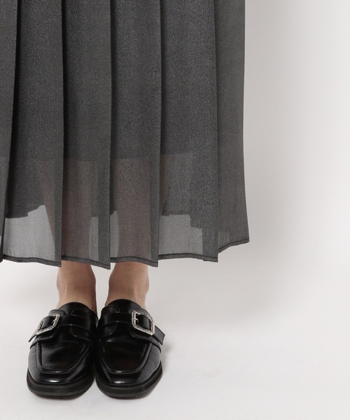 PAGEBOY（ページボーイ）の「グロッシープリーツスカート（スカート・レディース・ブラック/パープル系その他・FREE）」の9枚目の写真