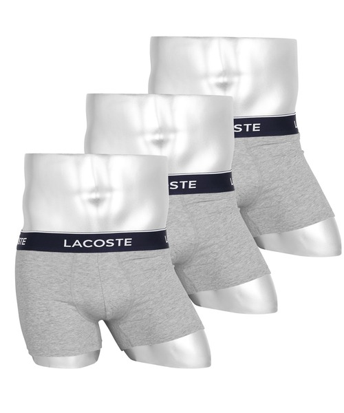 LACOSTE ラコステ 【3枚セット】TRUNK メンズ ボクサーパンツ