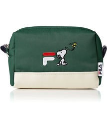 FILA（フィラ）の「【FILA×PEANUTS】スヌーピーコラボ ロゴ刺繍  小物入れ ポーチ 化粧ポーチ（ポーチ）」