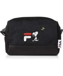FILA（フィラ）の「【FILA×PEANUTS】スヌーピーコラボ ロゴ刺繍  小物入れ ポーチ 化粧ポーチ（ポーチ）」