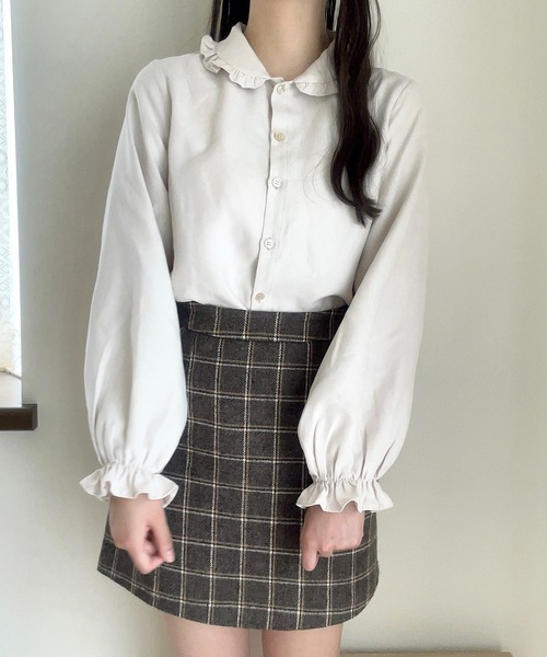 Cham.（チャム）の「ボリューム袖ブラウス（シャツ/ブラウス・レディース・オフホワイト/ベージュ・F）」の22枚目の写真