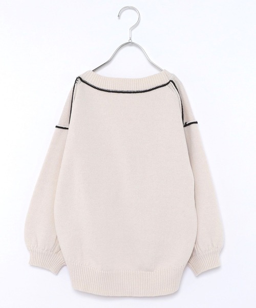 GLOBAL WORK（グローバルワーク）の「キッズ/アウトリンキング配色カーディガン/261898（カーディガン/ボレロ・キッズ・オフホワイト/イエロー系その他3・140cm/130cm/160cm/150cm/120cm/100cm/110cm）」の6枚目の写真