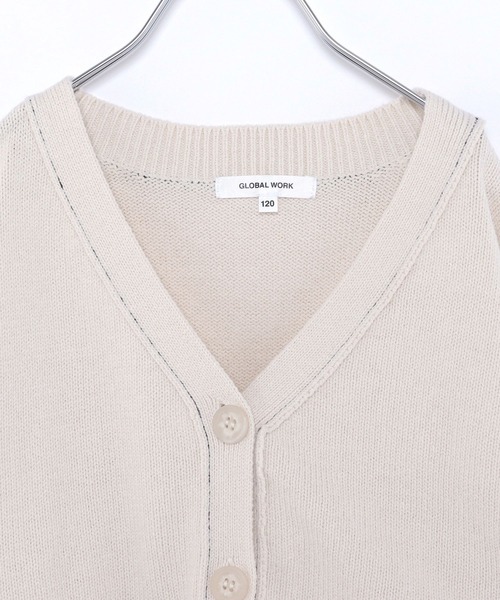 GLOBAL WORK（グローバルワーク）の「キッズ/アウトリンキング配色カーディガン/261898（カーディガン/ボレロ・キッズ・オフホワイト/イエロー系その他3・140cm/130cm/160cm/150cm/120cm/100cm/110cm）」の16枚目の写真