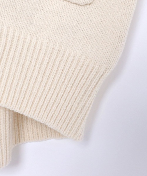 GLOBAL WORK（グローバルワーク）の「キッズ/アウトリンキング配色カーディガン/261898（カーディガン/ボレロ・キッズ・オフホワイト/イエロー系その他3・140cm/130cm/160cm/150cm/120cm/100cm/110cm）」の4枚目の写真